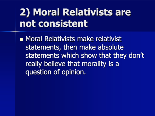 The Myth Of Moral Relativism - J Dolhenty - 8